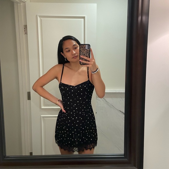 Reformation Lisa Mini Dress with Stars - Picture 6 of 9